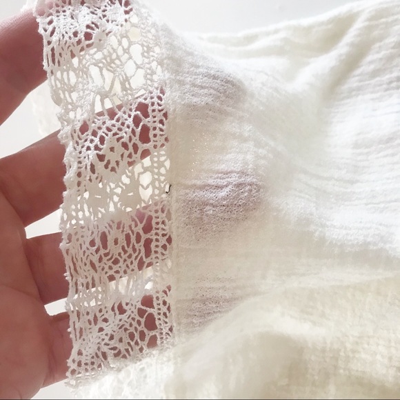 OFFERS WELCOME
ZARA Boho Muslin Lace & Beads Cream Top - Picture 7 of 16